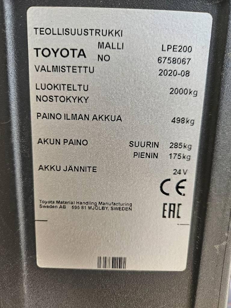 Toyota LPE 200 li-ion (V) Lavansiirtotrukit