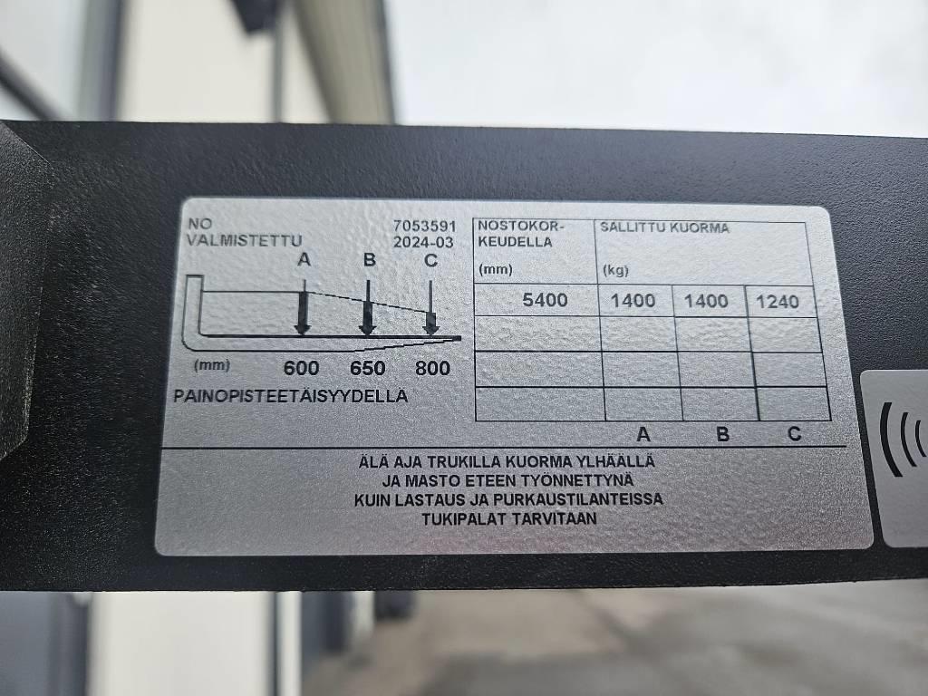 Toyota RRE 140 HE Työntömastotrukit